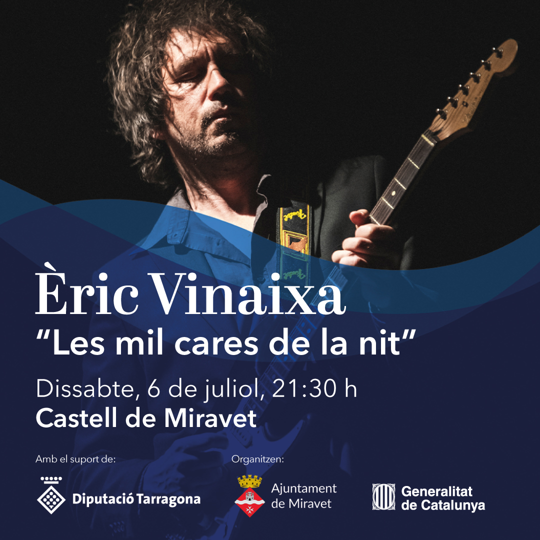 El castell de Miravet serà l’escenari de la presentació del darrer disc de l’Èric Vinaixa
