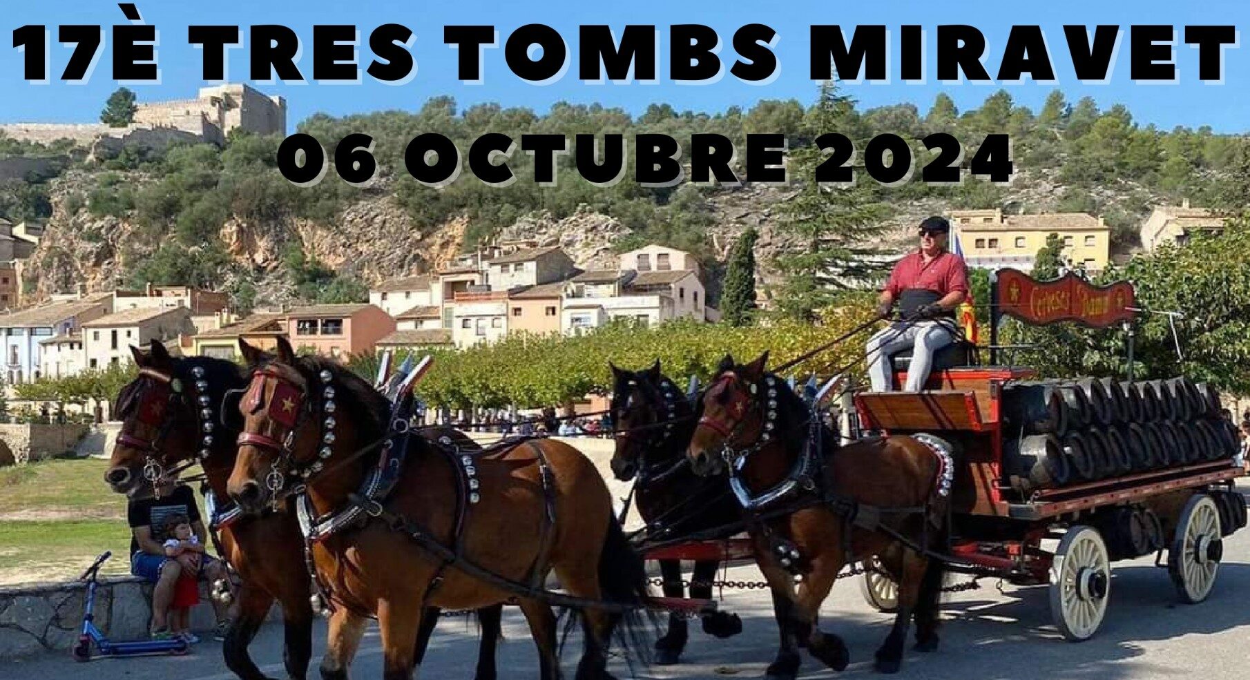 El dia 6 d’octubre es celebrarà la tradicional Festa del Tres Tombs a Miravet